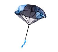 Parachute Toys for Kids, Tangle Free Outdoor Flying Parachute Men, Best Small Outside Toys 2022 for 3 4 5 6 7 8 9 10 Year Old Top Christmas Stocking Stuffers Idea 2022 Boy & Girl Birthday Gifts Blue