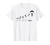Parachuting, Skydive Skydiving Skydiver, Weekend Parachutist Value Graphic T-Shirt, Men, White, S