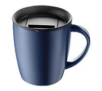 PARACITY Insulated Coffee Cup, Travel Mug With Handle for Hot and Cold Beverages - Double Wall Vacuum, 12.3oz/350ml Blue