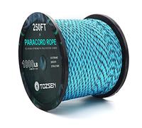 Paracord 1000lb | 1000 250 100 50ft Paracord (Blue, 250ft)