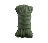 Paracord 110 lb, Tactical Parachute Cord Thickness 5/32 Inch, 7-Strand Core para Cord Lanyard, Strong Heavy-Duty Rope for Outdoor Camping Gear Tent Rope Handle Wraps, Green