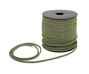 Paracord,50M 4MM Thick 7 Paracord Tying Tent Lanyard Cam Rope replacement for Outdoor Bracelet Weaving(Green Black)