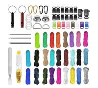 Paracord 550 Rope, 4 mm Cord, Paracord Set with 3 Metres, 7 Core Nylon Rope, All-Purpose Rope for Crafts, Bracelet, Dog Lead, Collar, Camping, Survival, Outdoor