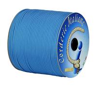 Paracord 550 Type III Basic, Blue 4 mm - 200 mt, core 7 threads, 100% Made in Italy 006078302 Corderie Italiane