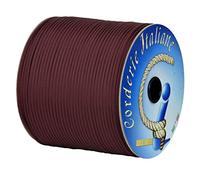 Paracord 550 Type III Basic, burgundy 4 mm - 100 mt, core 7 threads, 100% Made in Italy 006078807 Corderie Italiane