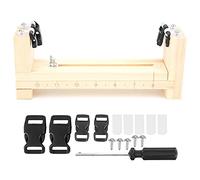 Paracord Bracelet Kit,Wooden Paracord Jig Bracelet Wristband Maker,Adjustable Length Bracelet Maker DIY Craft Tool for Parachute Cord Braiding Weaving