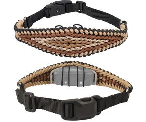 Paracord Dog Collar Cover - E-Collar Concealer with Adjustable Nylon Cord, Quick Release Buckle, Heavy Duty Loop Straps - Compatible with Educator, SportDog, Garmin, Bousinic, Jugbow (Mojave)