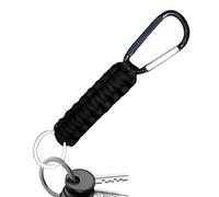 Paracord Keyring, Sturdy, Multifunctional Paracord Pendant with Carabiner, for Office, Keys, Tools, Outdoor, Fishing, Camping, Travel, Work