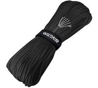 Paracord Lanyard Parachute Cord-7 triple strands 100FT Outdoor Camping (Black)