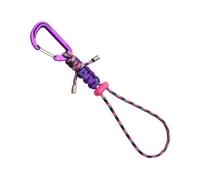 Paracord Lanyard - Robust Strap with Carabiner Hook | Robust Keyring for Men and Women, Versatile Outdoor Use for Water Bottles, Camping, Backpack, Sports, Hiking and