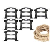 Paracord Organizer, Paracord Rope Winder, 6X Paracord Rope Organizer Winder with Handle, The Flush Tool Prevents Knots Recools Kinks Multifunctional for Hiking, Skiing, Fishing, Single attribute, se