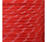 PARACORD PLANET 100 Feet Made Of 100% Nylon With 7 Inner-Core Strands Paracord Imperial Red Glow In The Dark