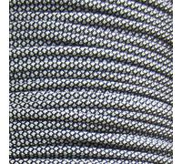 PARACORD PLANET 100 Feet Nylon 550lb Type III 7 Strand Paracord Silver Diamonds