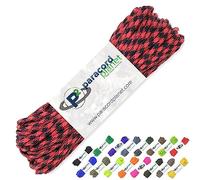 PARACORD PLANET 100' Hanks Parachute 550 Cord Type III 7 Strand Paracord Top 40 Most Popular Colors