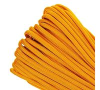 PARACORD PLANET 25 feet Mil-Spec Commercial Grade 550lb Type III Nylon Paracord Goldenrod