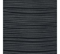 PARACORD PLANET | 275 LB Paracord Breaking Strength Tactical 5-Strand 3/32” (2.38) Thickness Parachute Cord Rope | 100 FT Hanks - Black
