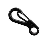 Paracord Planet 30 mm Mini Clasp Carabiners - Metal Quick Release Carabiners for Hiking Packs, & Keychains (Silver, 20 Pack)