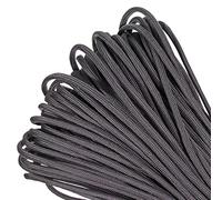 PARACORD PLANET 50 feet Mil-Spec Commercial Grade 550lb Type III Nylon Paracord Charcoal Grey