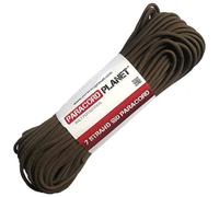 PARACORD PLANET 50 ft Mil-Spec Commercial Grade 550Lb Type Iii Nylon Paracord Dark Brown (Ll)