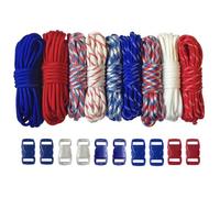 Paracord Planet 550 lb Type III Crafting Kits with Buckles, 120', G-Men