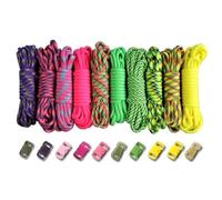 PARACORD PLANET 550lb Type III Paracord Combo Crafting Kits with Buckles Summer