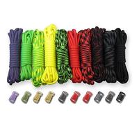 PARACORD PLANET 550lb Type III Paracord Combo Crafting Kits with Buckles Zombie