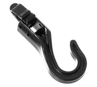 Paracord Planet Black Cord End Hooks Open End Snap Base for Custom Bungee Straps- Choose from Packs of 5, 10, 25, 50, or 100 - Great for Car, RV, Boat, and Motorcycle