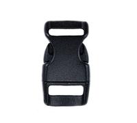 PARACORD PLANET Brand Contoured Side Release Black Buckle - Multiple Size and Quantity (5/8 Inch, 50 Pack)