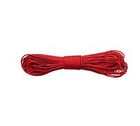 Paracord Planet - Fluorescent 1.75mm Reflective Guyline 95 Paracord Tent Rope Camping Parachute Cord - Scarlet Red - 65ft