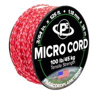 Paracord Planet Micro Paracord - Thin Braided Cord for Crafting, Fishing, and DIY Projects in 125 ft Spools - Lovespell