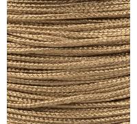 Paracord Planet Micro Paracord - Thin Braided Cord for Crafting, Fishing, and DIY Projects in 38m Spools - Tan