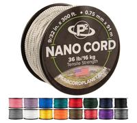 Paracord Planet Nano Cord -Lightweight Nylon Nano Paracord - Great for Arts & Crafts, Home Décor, Camping and More!