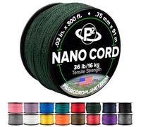 Paracord Planet Nano Cord -Lightweight Nylon Nano Paracord - Great for Arts & Crafts, Home Décor, Camping and More!