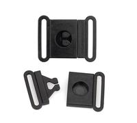 Paracord Planet Prong Release Buckles - Plastic Safety Breakaway Buckles for Neck Straps, Lanyards and More!, 1 In., 10 Pack