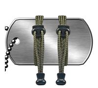 PARACORD PLANET Quick Laces - Elastic Shoe Lacing Fastening System for Athletes, Runners, Children, & Adults on the Go - Solid and Reflective Colors Reflective Olive Drab