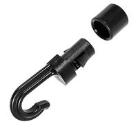 PARACORD PLANET Shock Cord Open End Hooks | Heavy Duty Bungee/Shock Cord End Hook | Fits 3/16 Inch Cord for Creating Custom Length Bungee Straps