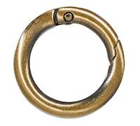 Paracord Planet Spring Gate O Rings - Available in 3/4 Inch and 1 Inch Sizes - Silver, Bronze, and Gold Color Options (2 Pack, 3/4 Inch, Bronze)