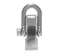 PARACORD PLANET Stainless Steel and Alloy B-Shackles, D-Shackles, O-Shackles, U-Shackles for Paracord Survival Bracelets (Pack and Single Sizes)