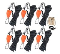 Paracord Rope - 400cm Tie Down Ratchet Strap, Innovative Release Mechanism | Polyester Quick Setup Ratchet Rope with Ease, Tie Down Strap for Canopy Kayak Tent Awning Camping Hiking