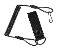 Paracord Tactical Lanyard Anti-Lost Retractable Spring Keychain Heavy Duty Spiral Keyring, Telescopic Nylon Sling for Keys, Camping, Hiking, Outdoor Survival Gear