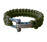 Paracord Texar shackle bracelet - Olive