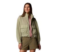 Paracutie Cropped Cargo Windbreaker Jacket in Safari