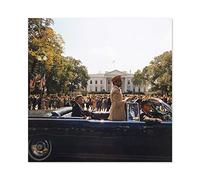 Parade JFK Kennedy Emperor Haile Selassie Photo Large Wall Art Poster Print Thick Paper 24X24 Inch