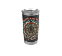 Paradiddle Variations Drum Rudiment Spiral RLRR LRLL Drummer Stainless Steel Insulated Tumbler