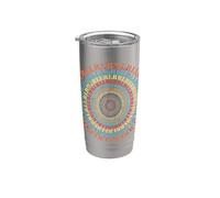Paradiddle Variations Drum Rudiment Spiral RLRR LRLL Drummer Stainless Steel Insulated Tumbler