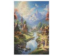 Paradise 1000 Pieces Jigsaw Puzzles For Adults Suitable For Children 12 And Up Wooden Puzzle 78×53cm