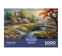 Paradise 1000 Pieces Portable Jigsaw Puzzle Age 3+ Quirky, Abstract Design, Fun Details, Educational, Challenging Puzzle Games 70x50cm/1000pcs