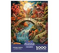 Paradise 1000 Pieces Portable Jigsaw Puzzle Age 3+ Quirky, Abstract Design, Home Decoration, Educational, Challenging 52x38cm/1000pcs