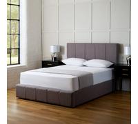 PARADISE BEDS LTD Polly Traditional Ottoman Bed Frame in Grey | Size: King PARADISE BEDS LTD Grey King