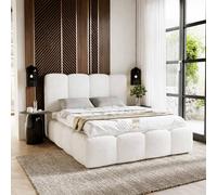 PARADISE BEDS LTD Teddy Fleece Bed Frame Cloud of Boucle, Cream | Size: Super King PARADISE BEDS LTD Cream Super King